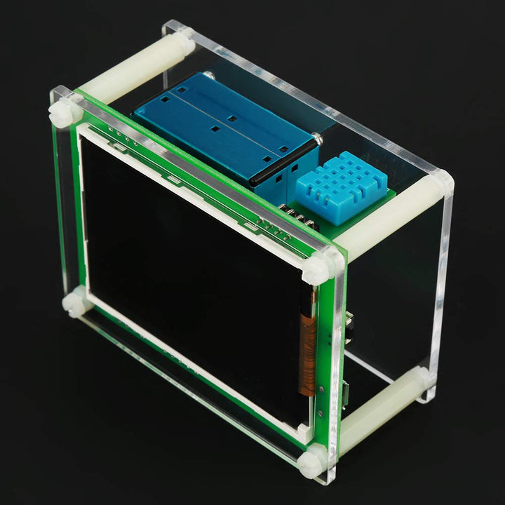 PM 2.5 Air Quality Monitor Indoor Outdoor, Air Quality Sensor Detector, with 2.8 inch TFT Display, for PM1.0, PM10.0, PM2.5, AQI, Temperature and Humidity