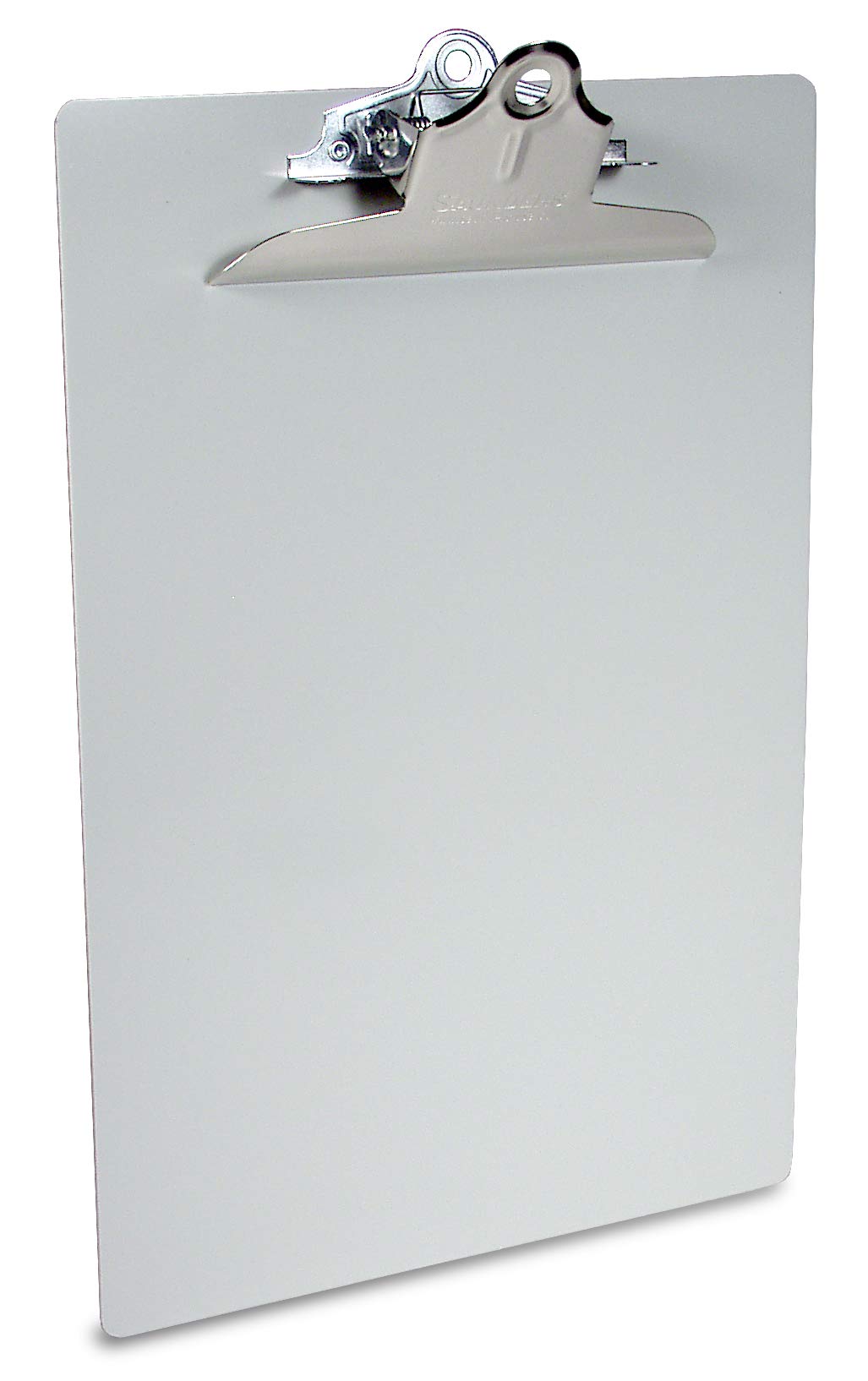 Silver Recycled Aluminum Clipboard with Chrome Clip - Legal Size Document Holder for Home, Office, and Business Use (22519) (SAU22519)