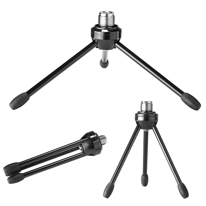 Neewer Desktop Desk Microphone Stand Foldable Tripod wi