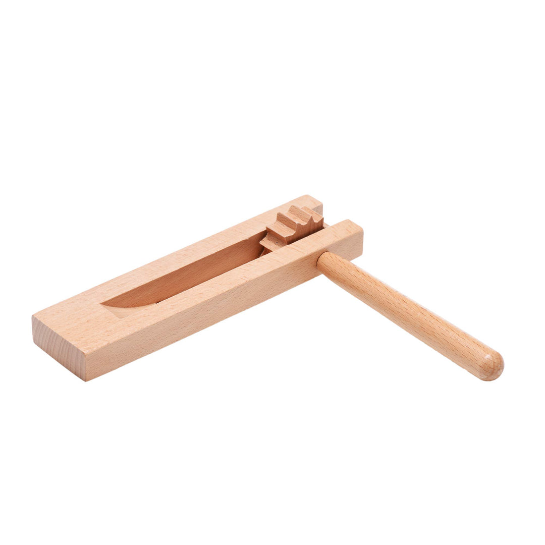 2 Pack Wooden Spinning Ratchet Noise Maker Grogger, Tra