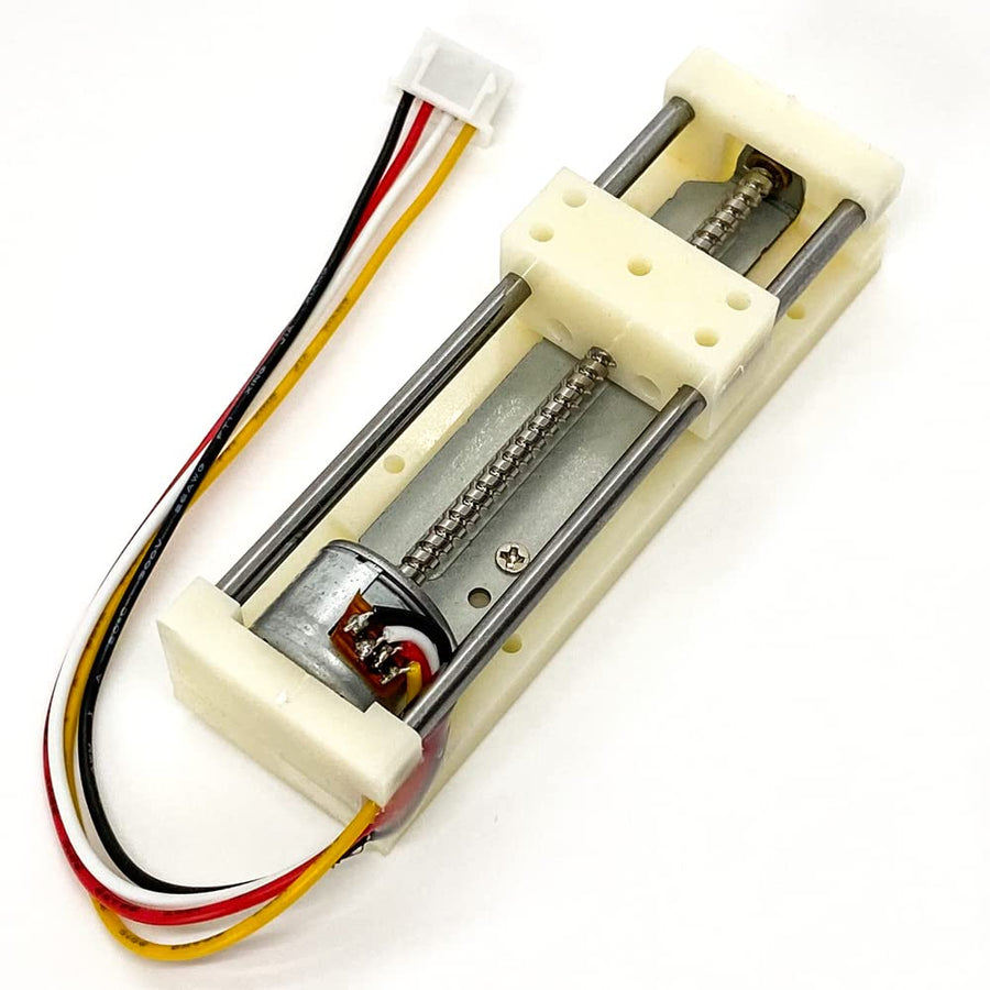 DC 5V Micro 2-Phase 4-Wire Stepper Motor Linear Rail 48mm Stroke Linear Stage Actuator Lead Screw Slider Stepping Motor Small Electric Motor 18 Degree Step Angle