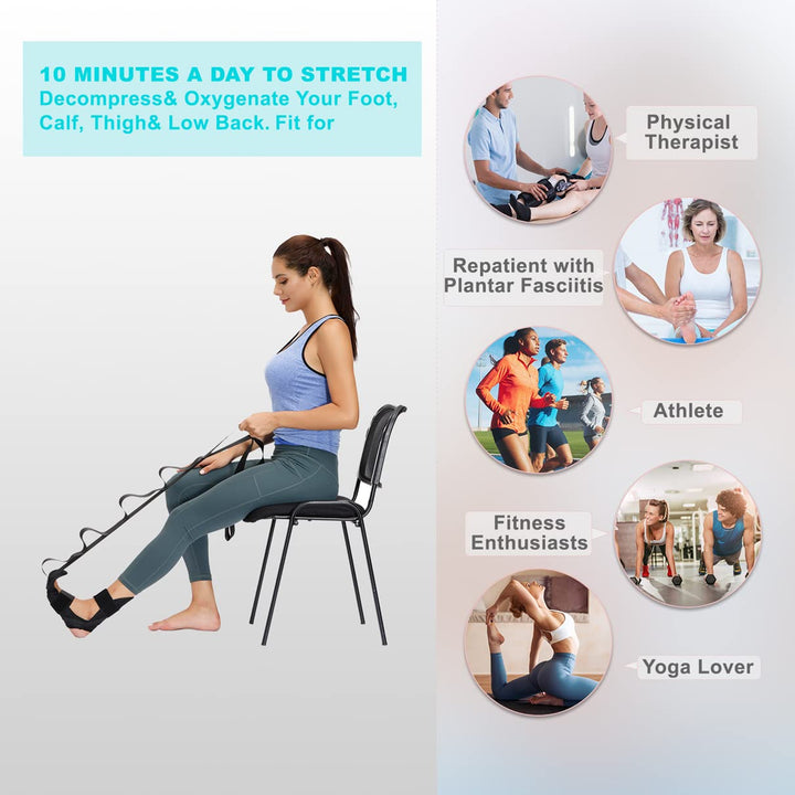 comness Foot and Calf Stretcher-Stretching Strap For Pl