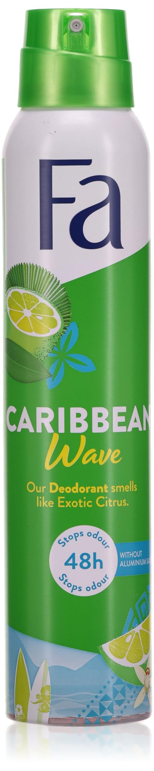 Deodorant 6.75 Ounce Spray Caribbean Lemon (Green) (199ml)