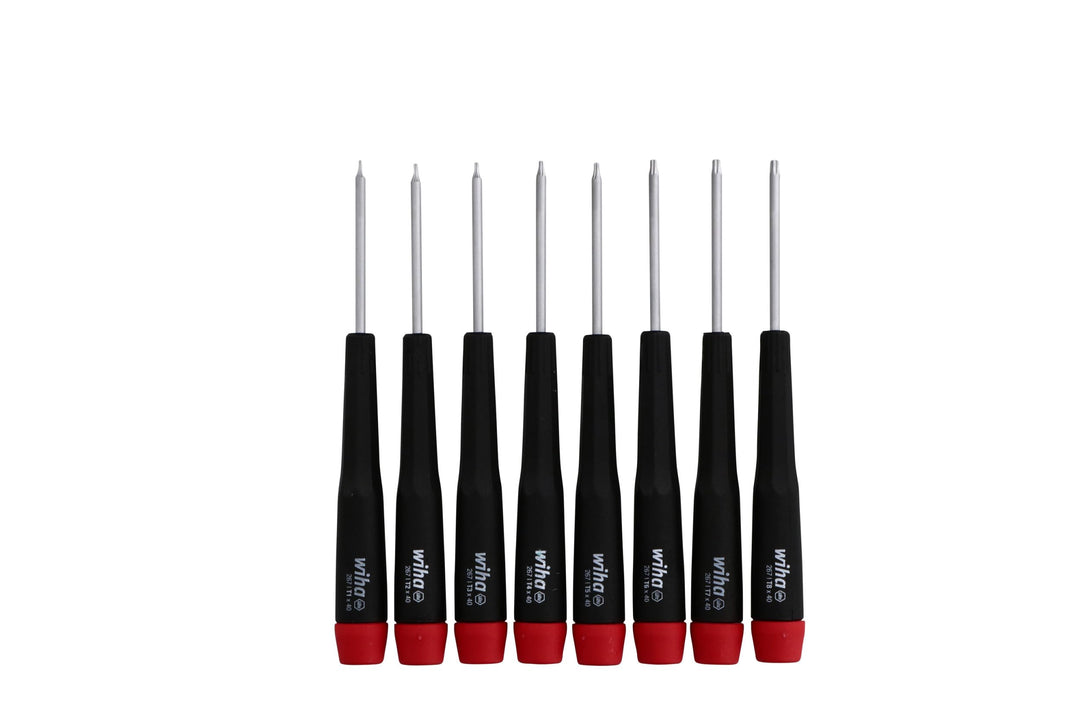 26791 Precision Torx T1-T8 Set, 8-Piece,(Red, Black)