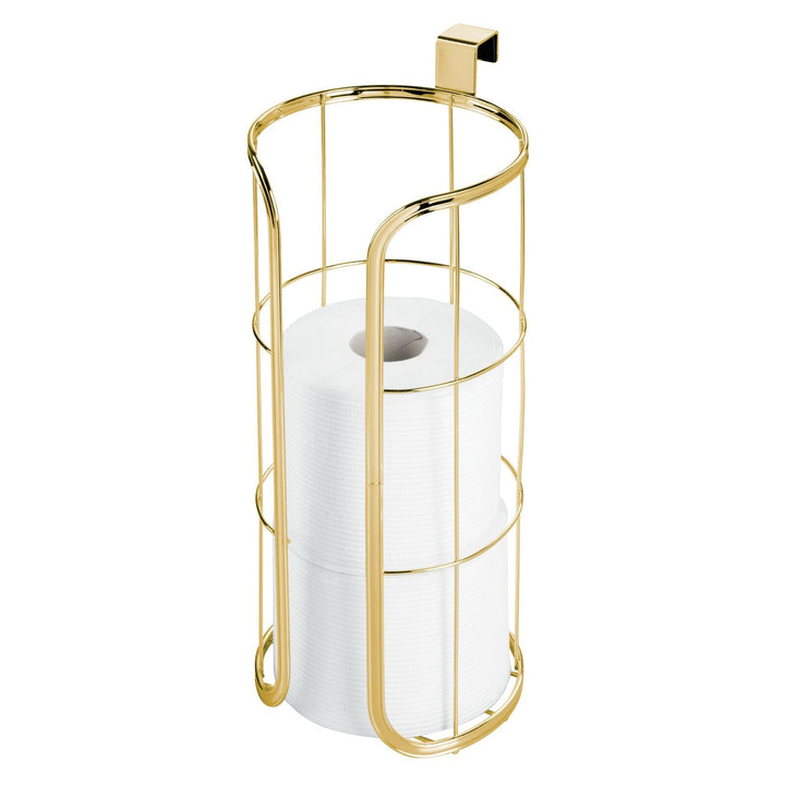 mDesign Modern Over The Tank Hanging Toilet Tissue Pape