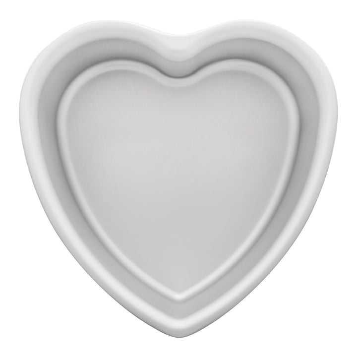 Fat Daddio&#39;s PHT-83 Anodized Aluminum Heart Cake Pan, 8 x 3 Inch
