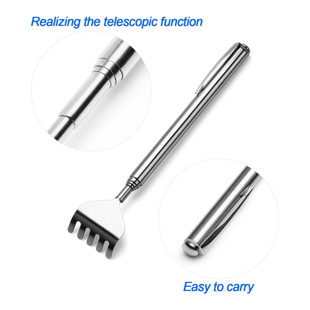 Claw Back Scratcher Extendable, Metal Portable Telescop