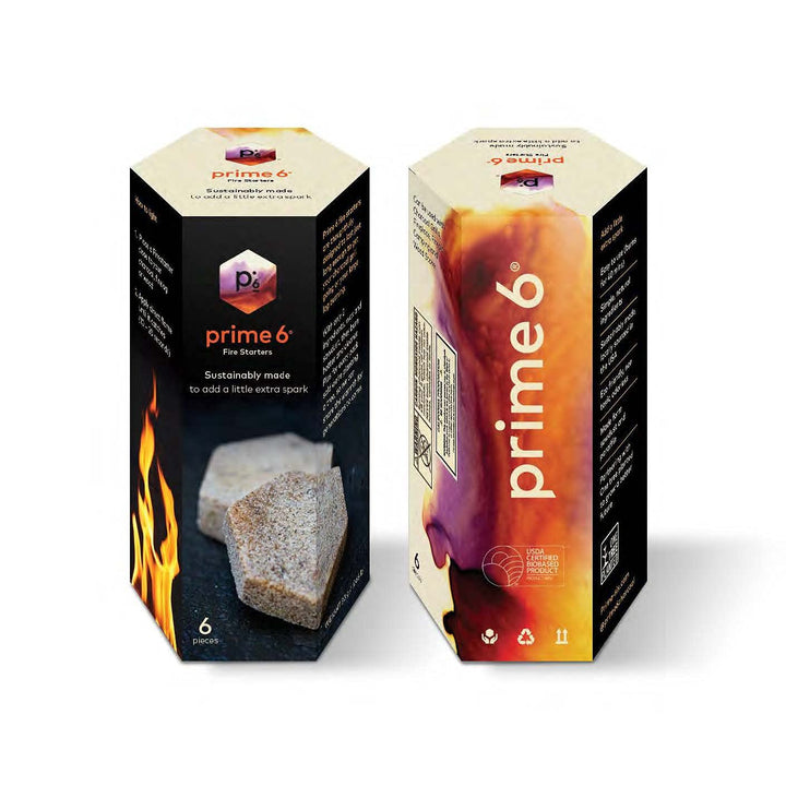 Fire Starters for Campfires, BBQ &amp; Grill — The Charcoal Starter Recycled from Nature with no Binders, Additives, or Chemicals