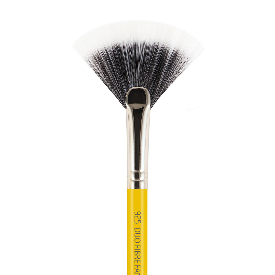 Studio Line Duet Fiber Fan Brush, Yellow