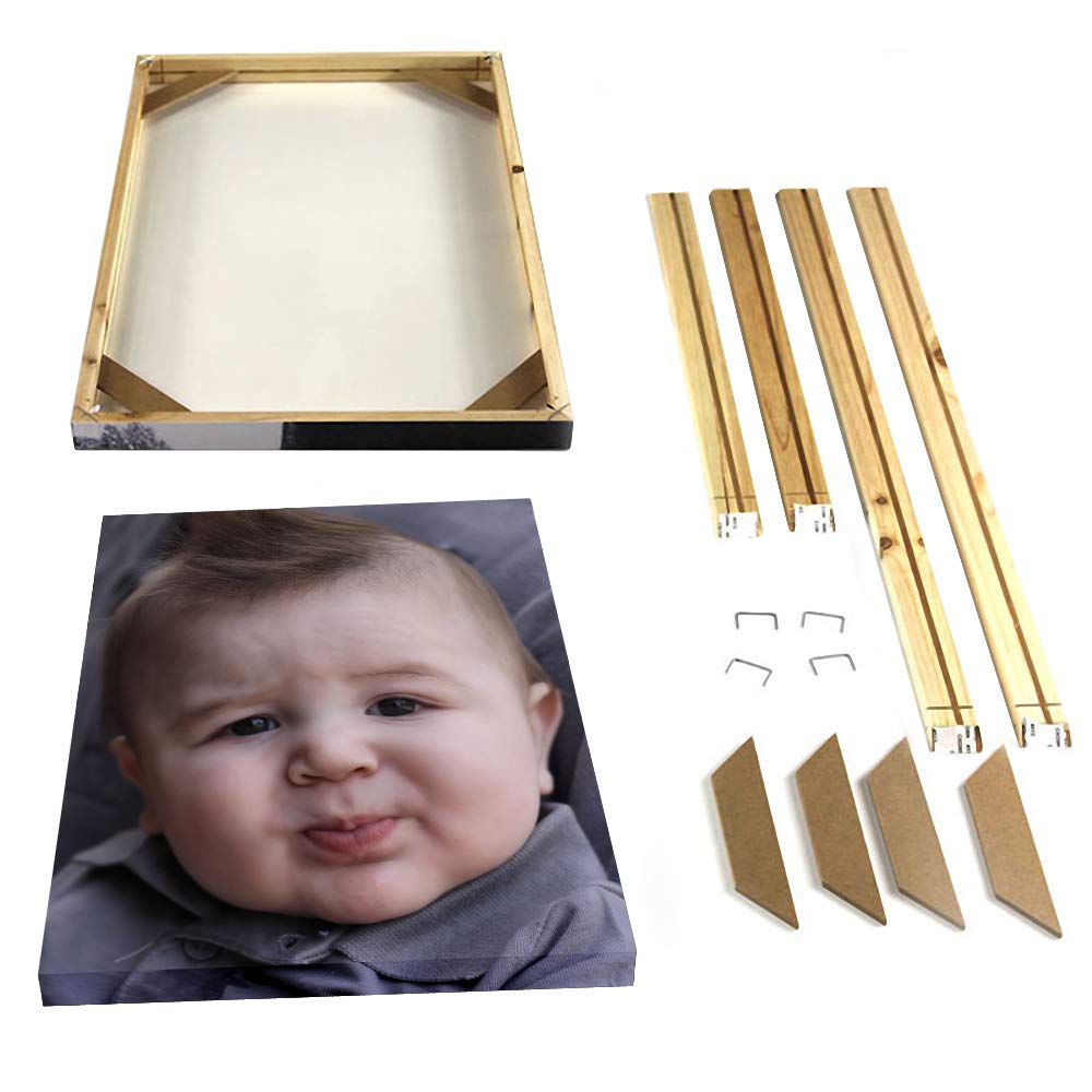 DIY Wooden Frame Kit for Oil Painting Canvas Prints Pos