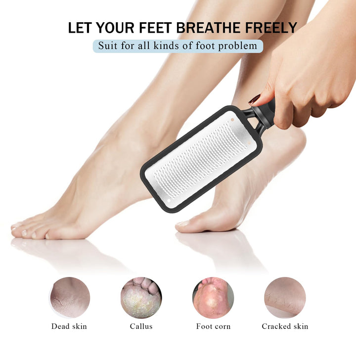 SetSail Callus Remover for Feet 2 Pack Foot File Kits R