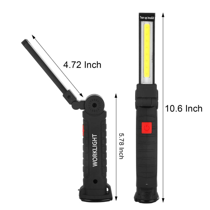 Christmas Gifts Stocking Stuffers for Men - Rechargeable LED Work Light Flashlight Grill Light Mechanic Gifts for Men Husband Boyfriend (1 Pack)