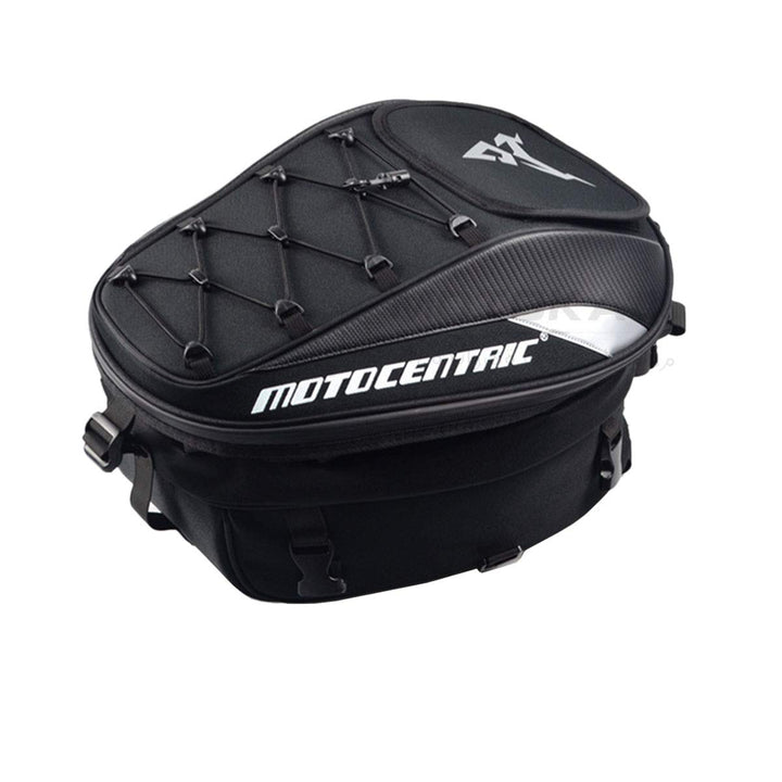 Motorcycle Seat Tail Bag Backpack Dual Use Motorbike Rear Seat Bag Motorcycle Waterproof Helmet Bag (Gray)