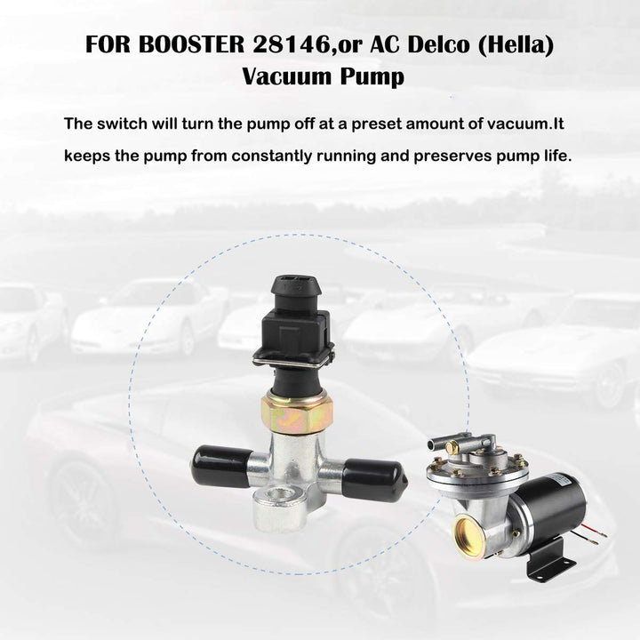 28146 Electric Brake Vacuum Pump Switch Brake Vacuum Switch For Brake Booster Vacuum Pump Kit Electric Vacuum Pump