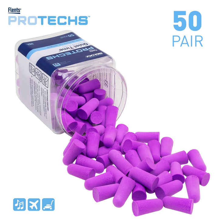Flents Quiet Time Soft Comfort Ear Plugs 50 Pair Size: 