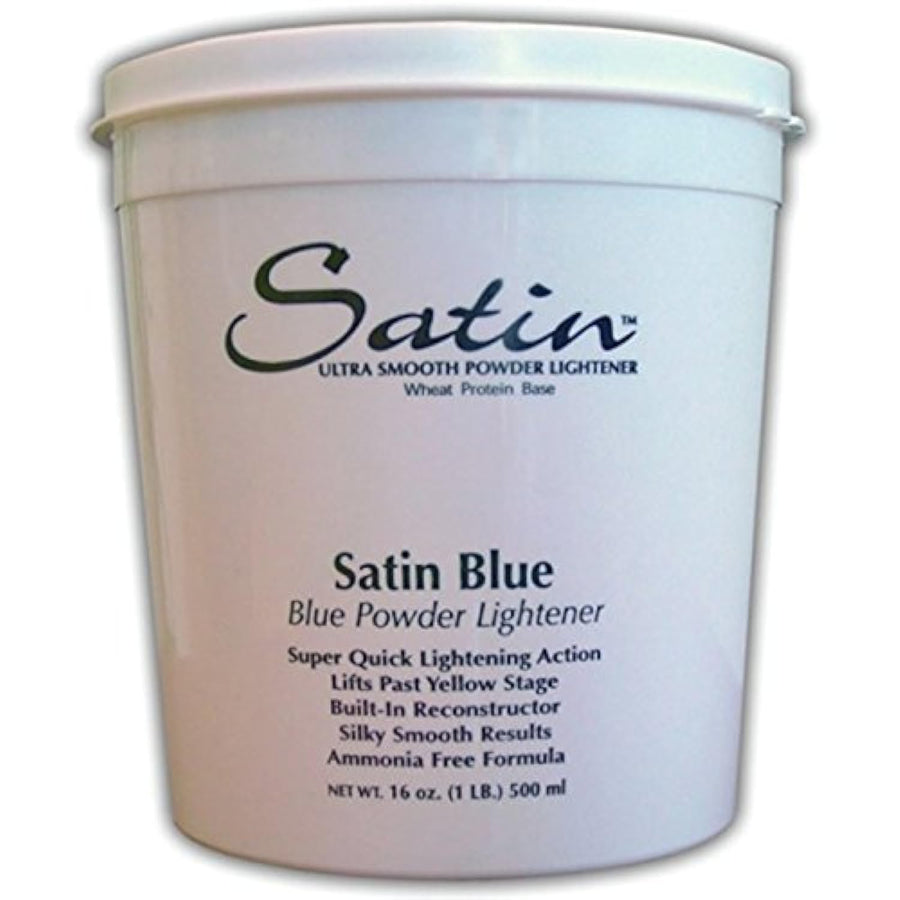 SATIN Satin Blue/bleach Powder Lightener 1 Lb Tub by Satin