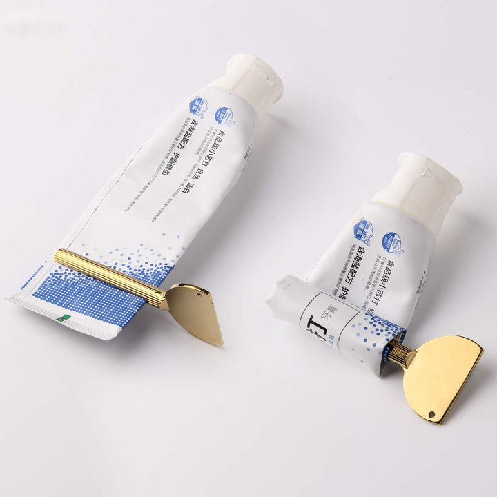 sansheng 4PCS Toothpaste Squeezer,Tube Squeezer, Metal 