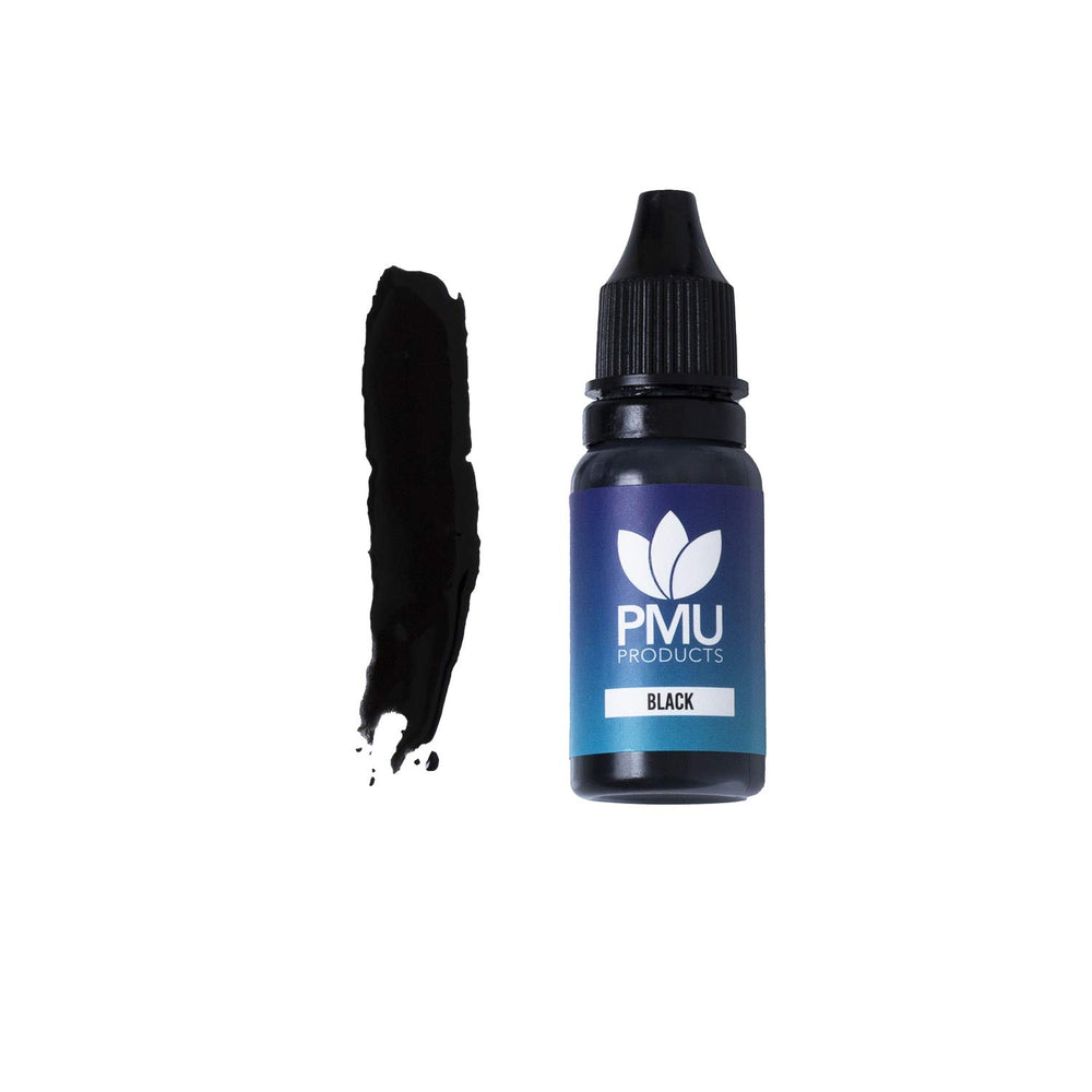 Microblading Practice Ink 15ml – Training Black Practice Ink for Pens, Needles and Practice Skins – Microblading Pigment for Beginners and Professionals (Black)