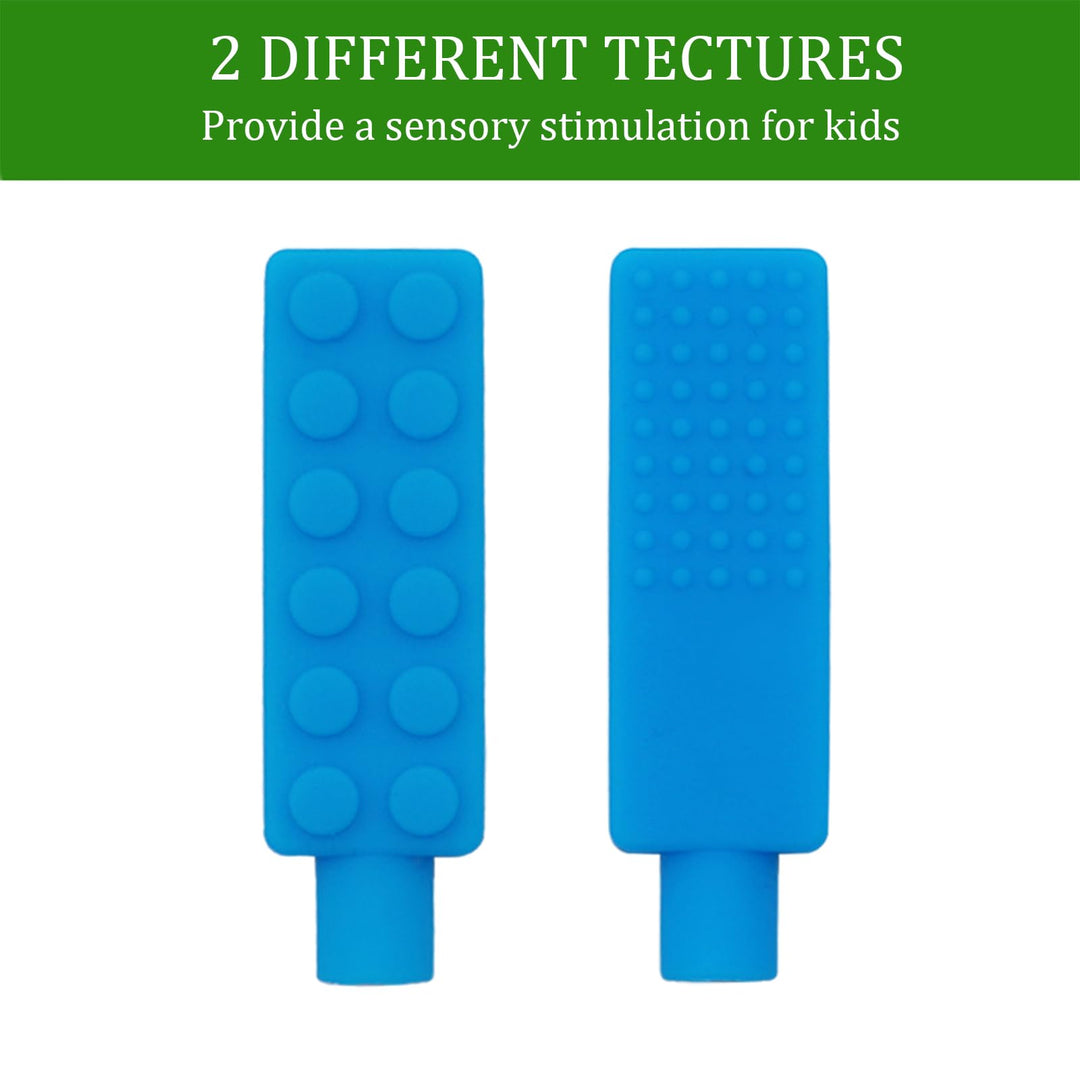 Chewable Pencil Toppers for Sensory Kids Boys and Girls