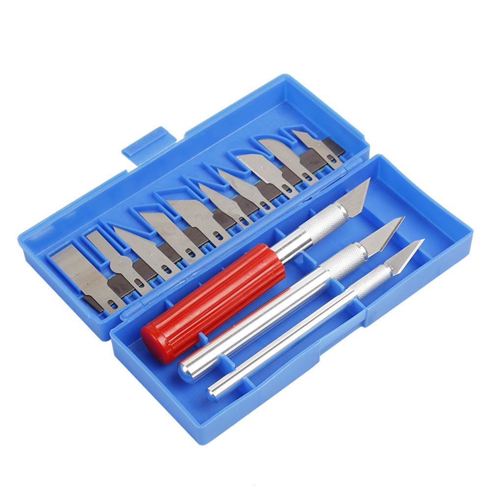 23 Piece 3D Print Tool Kit Includes Debur Tool, Art Knife Set, Tube Cutter, Cleaning, Finishing and Printing Tool, 3D Print Accessories for Cleaning, Finishing and Printing 3D Prints