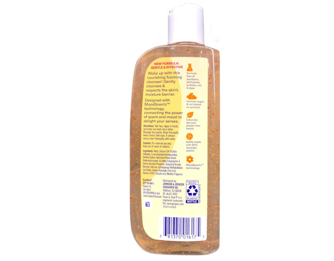Clean &amp; Clear Morning Burst Facial Cleanser with Bursting Beads, 8 Ounce