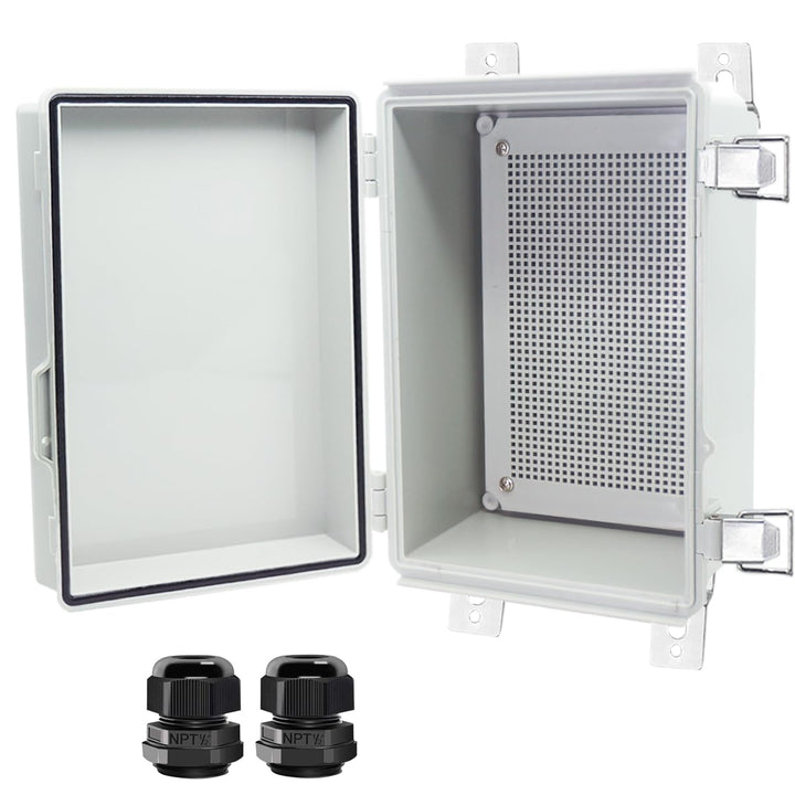 Otdorpatio Junction Box, Hinged Cover Stainless Steel L