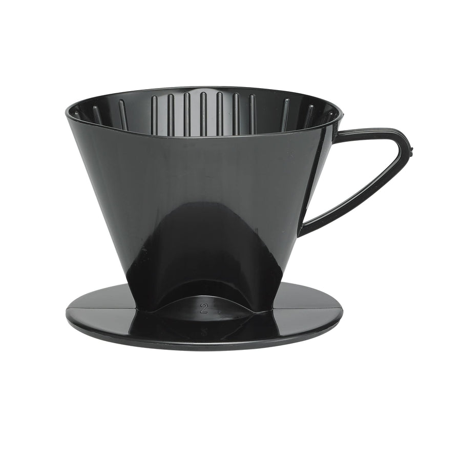 Pour-Over Coffee Brewing Filter Cone, Number 1-Size, Black, Brews 1 to 2-Servings