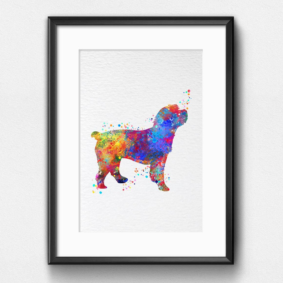 Dignovel Studios 8X10 Unframed Cockapoo Dog Portrait Pe