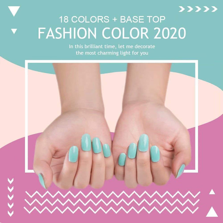 15ml UV Led Lacquer Gel Varnish Primer Base Coat and No Wipe Top Coat Nail Gel Polish Set