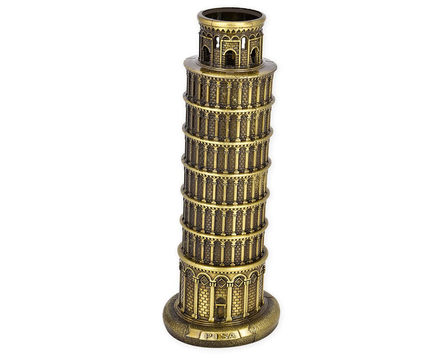 Metallic Leaning Tower of Pisa Statue Souvenir Figurines Tower Model Kit for Home Decoration, Party