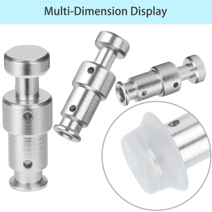 Replacement Float Valve Compatible with Instant Pot Duo 3, 5, 6 Qt, Duo Plus 3, 6 Qt, Ultra 3, 6, 8 Qt, Lux 3 Qt - 4 Float Valves with 12 Silicone Caps