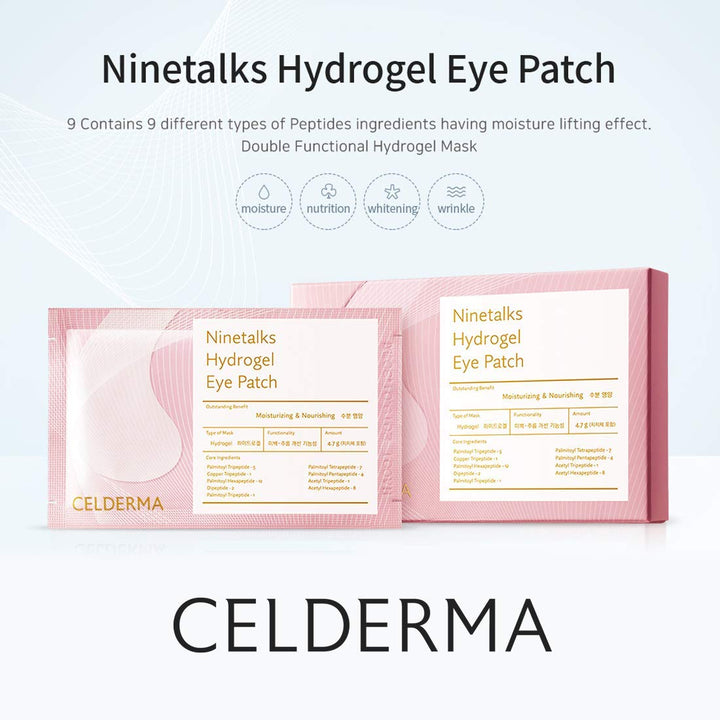 Season9 Ninetalks Hydrogel Eye Patch [4 pairs] Anti-aging, Firming, Cooling Undereye Mask