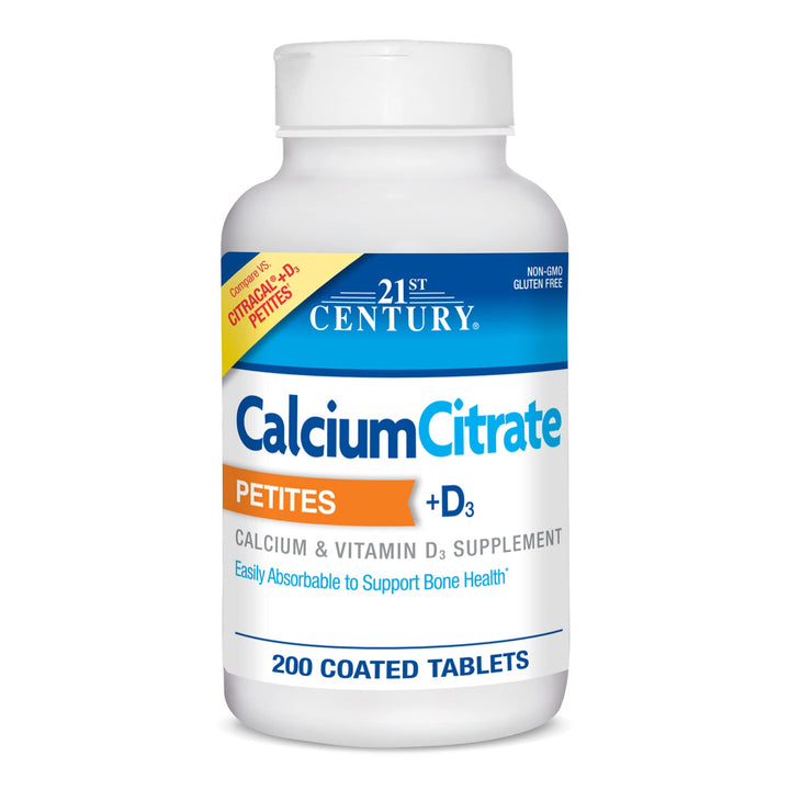 21st Century Calcium Citrate + D3 Petites Coated Tablet