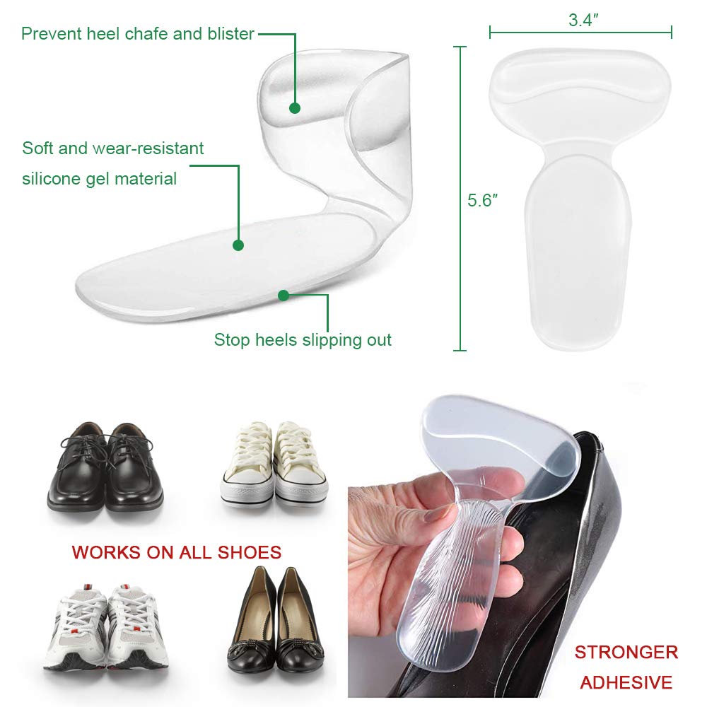 Sunnyac Heel Cushion Inserts, Heel Grips for Women, Non