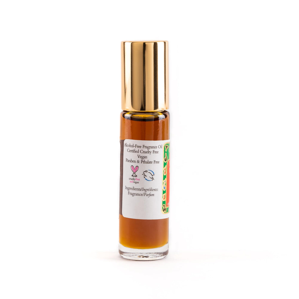 Vanilla Musk Perfume Oil Roll-On - Vanilla Fragrance Oil Roller (No Alcohol) Perfumes for Women and Men by Nemat Fragrances, 10 ml / 0.33 fl Oz