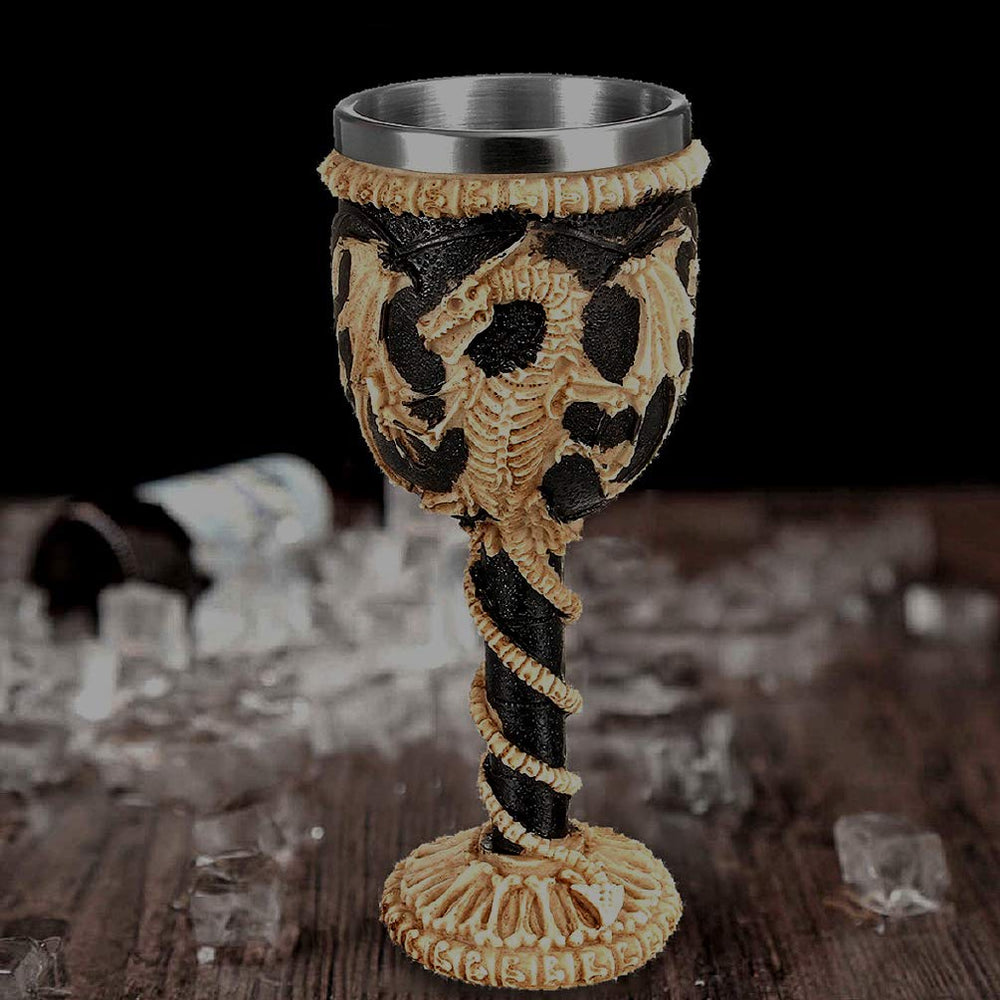 Medieval GOT Dragon Chalice Goblet Dungeons & Drago