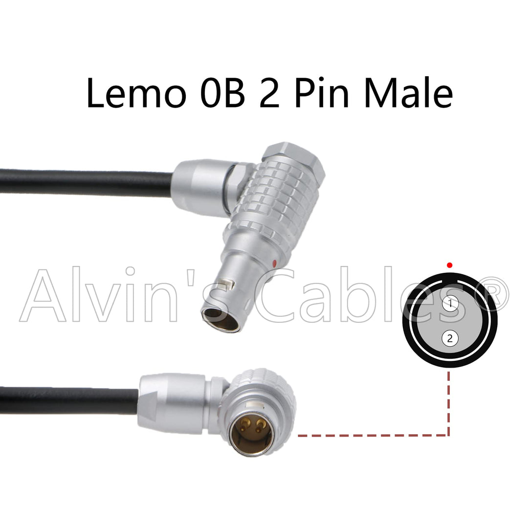 Alvin&#39;s Cables D-Tap to 2 Pin Male Right Angle 