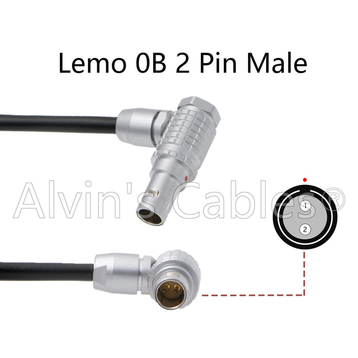 Alvin&#39;s Cables D-Tap to 2 Pin Male Right Angle 