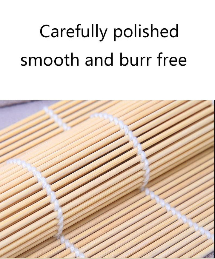 2 Pack Bamboo Sushi Rolling Mat, Sushi roll maker, Sushi bazooka (9.5 x 9.6)…