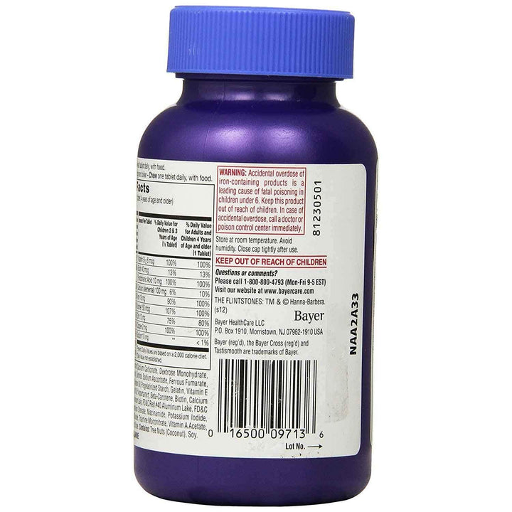 Flintstones Complete Chewables Children’s Multivitamins