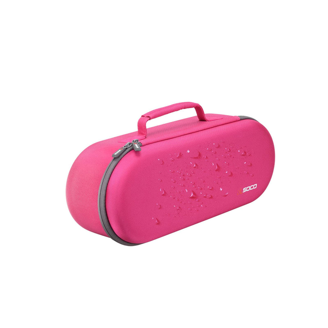 Hard Case for Dyson Supersonic Hair Dryer, Portable Travel Storage Bag for HD15 HD08 HD07 HD03 HD01 - Fits Complete Supersonic Accessories (Pink)