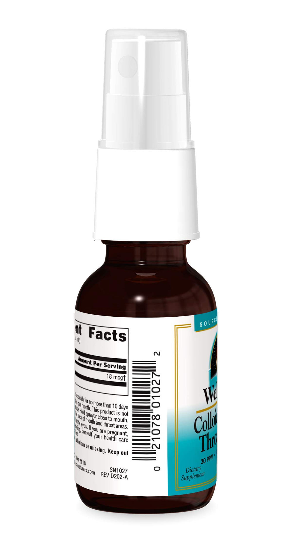 Source Naturals Wellness Colloidal Silver 30 PPM Liquid