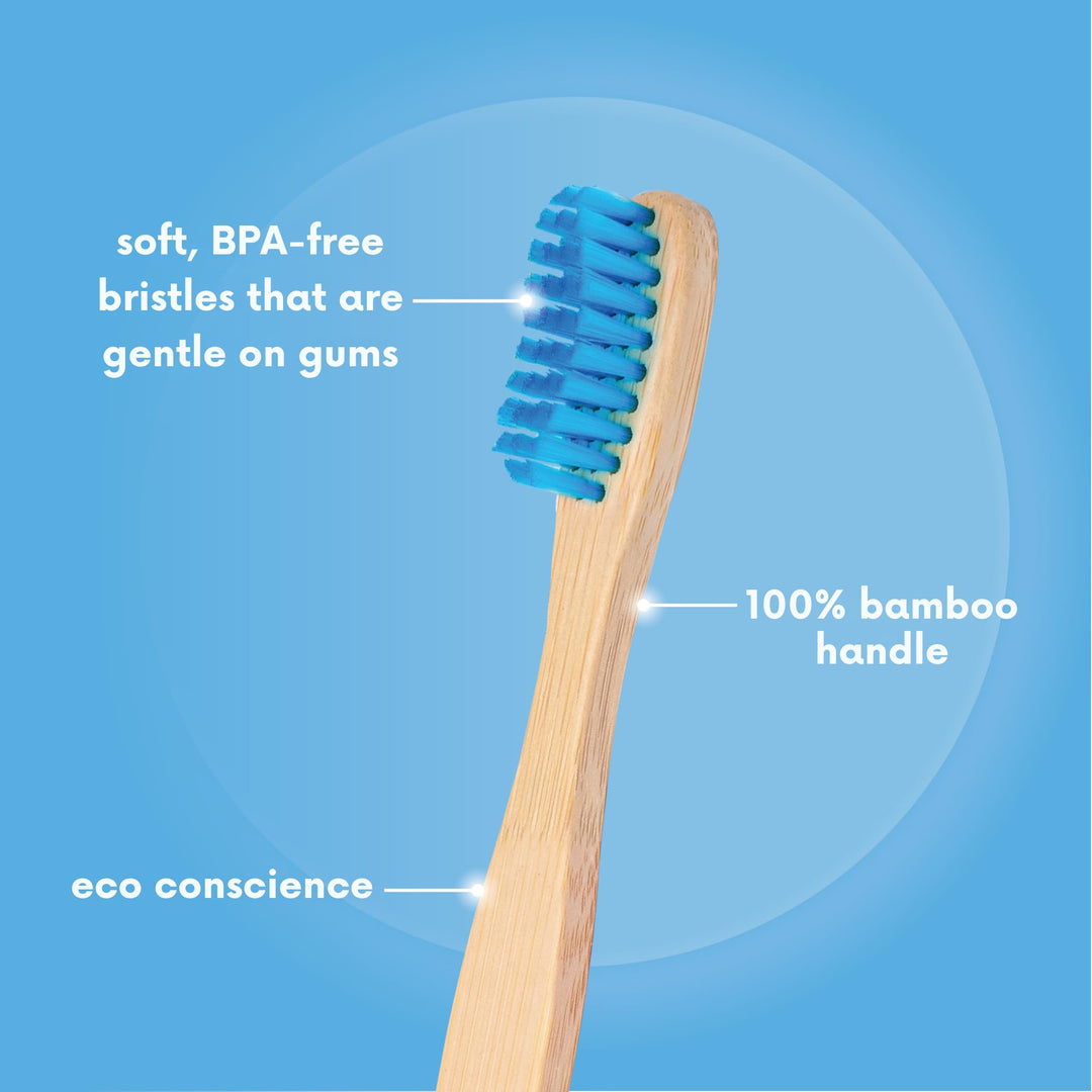 The Humble Co. Bamboo Toothbrush (5pk) - Wooden, Sustai