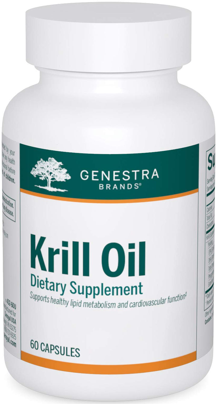 Krill Oil | Blend of Omega-3 Fatty Acids, Phospholipids, and Astaxanthin | 60 Capsules