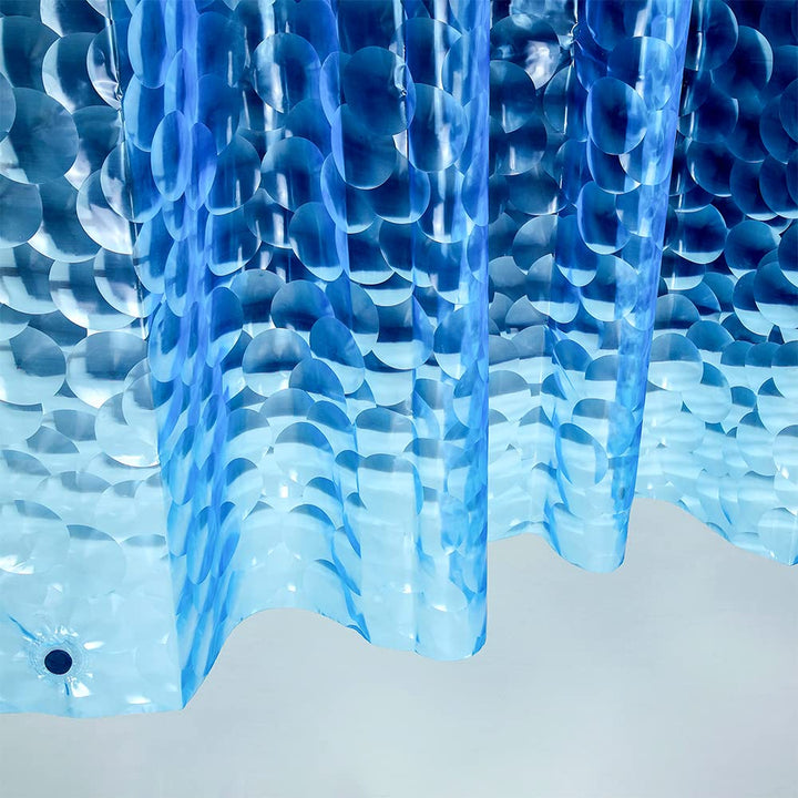 Ga-Geetopia EVA 3D Blue Pearl Water Cube Plastic Shower