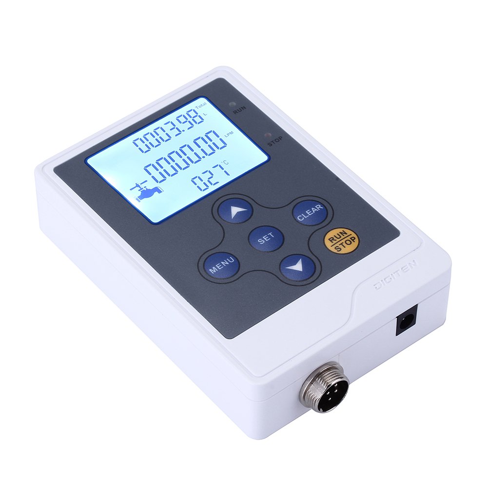 DIGITEN Water Liquid Flow Rate Volume Digital Display F