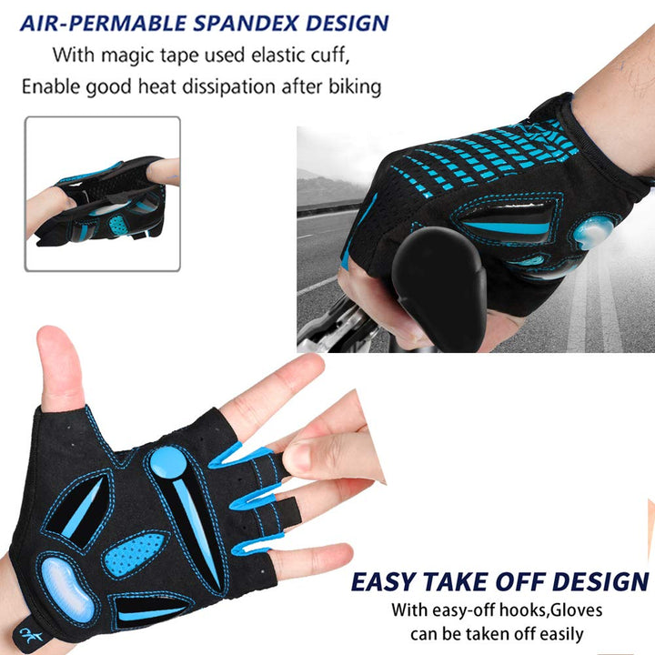 MOREOK-Cycling Gloves Bike Gloves for Men/Women-[5MM Ge