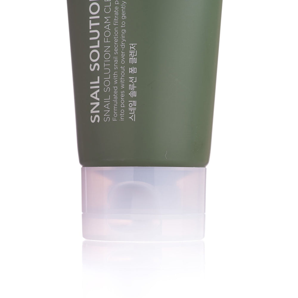 Snail Solution Moisturizing Foam Cleanser Smooth Rich Facial Foam Skin Pore Care Glossy Clean 150ml/5.07fl.oz