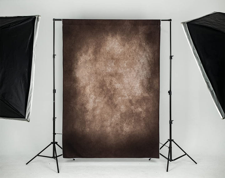 5x7ft Brown Portrait Backdrops Vintage Brown Backgrounds for Professional Photography Studio