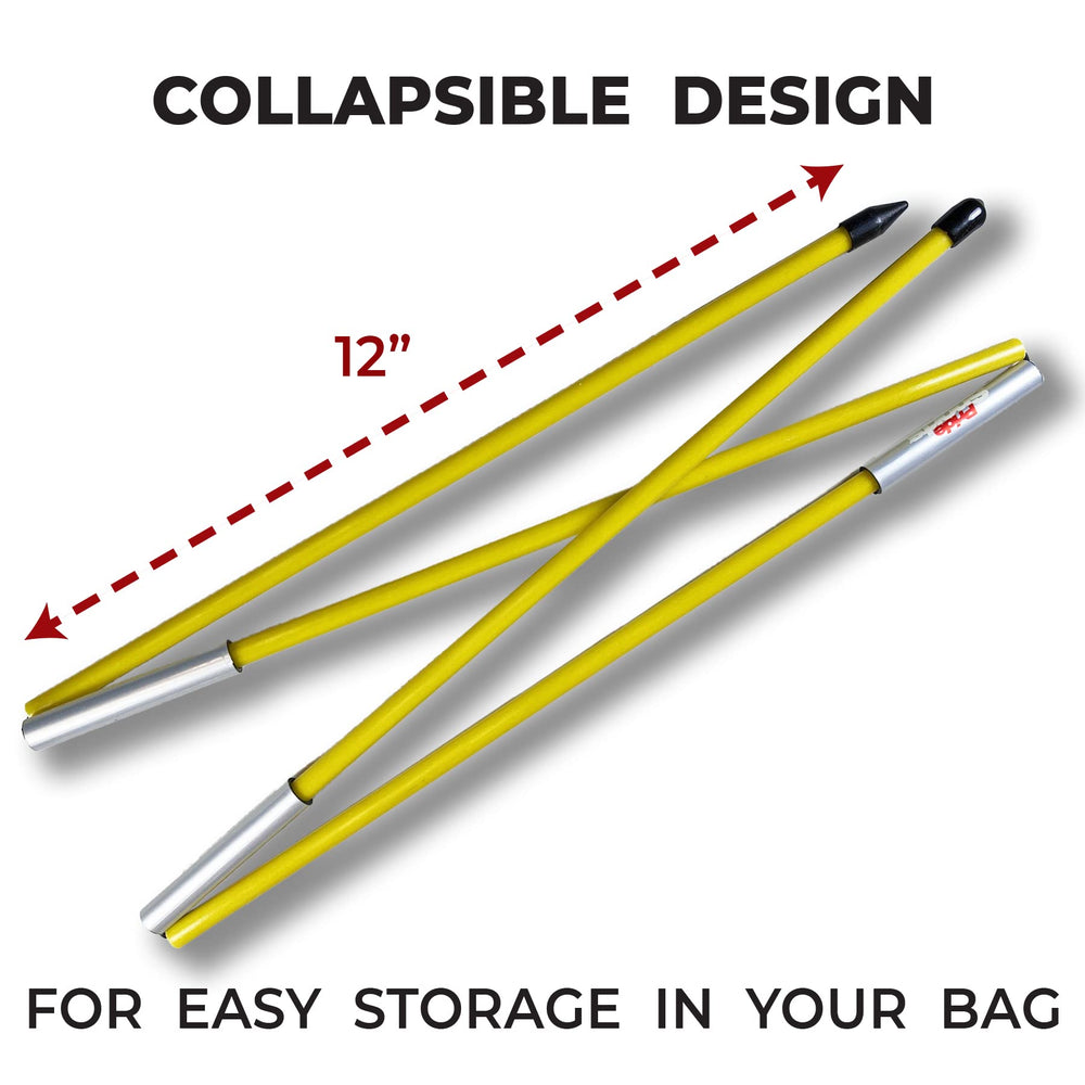 Golf Alignment Stick (Set of 2), Yellow